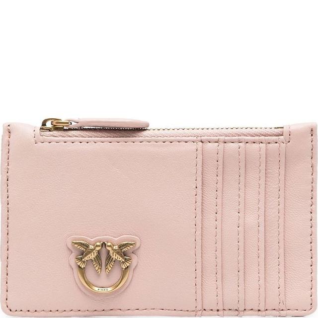 Piniginė moterims, Rožinė, Love-birds quilted wallet