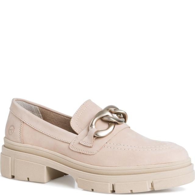 Loaferiai moterims, Smėlio, LOAFERS