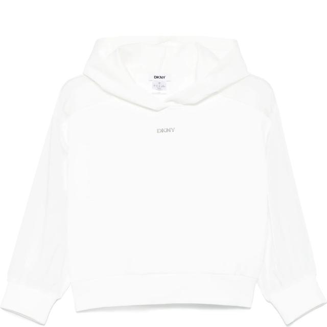 Megztinis moterims, Smėlio, L/s crop mm logo hoo