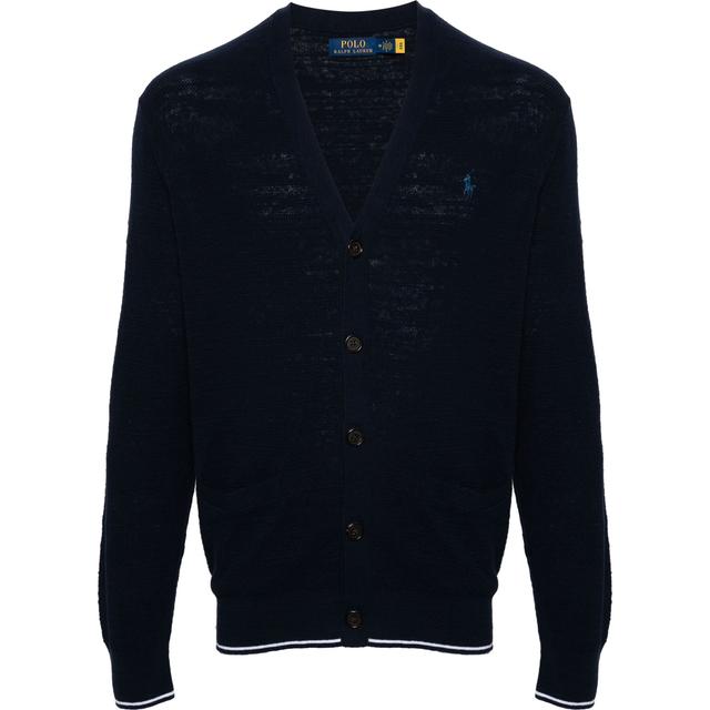 Kardiganas vyrams, Mėlyna, Long sleeve cardigan