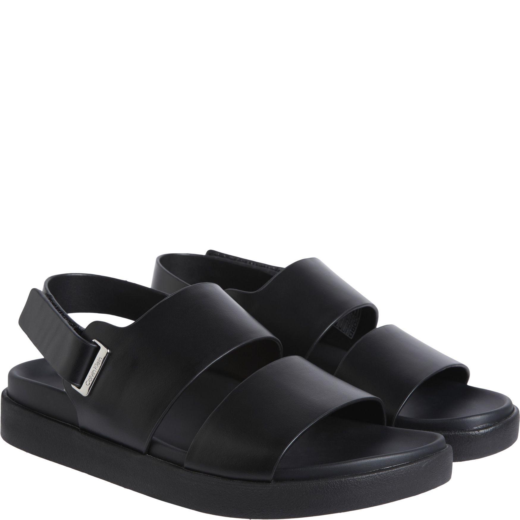Basutės moterims, Juoda, Flat sandal eyel