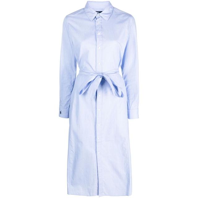 Midi suknelė moterims, Mėlyna, Long sleeve day dress