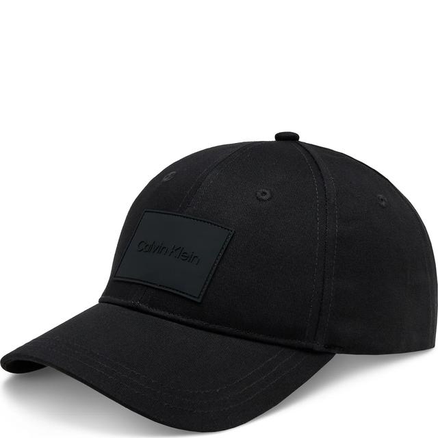 Kepurė vyrams, Juoda, Tonal rubber patch cap