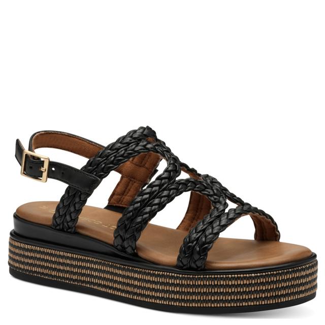 Basutės moterims, Juoda, Sandals