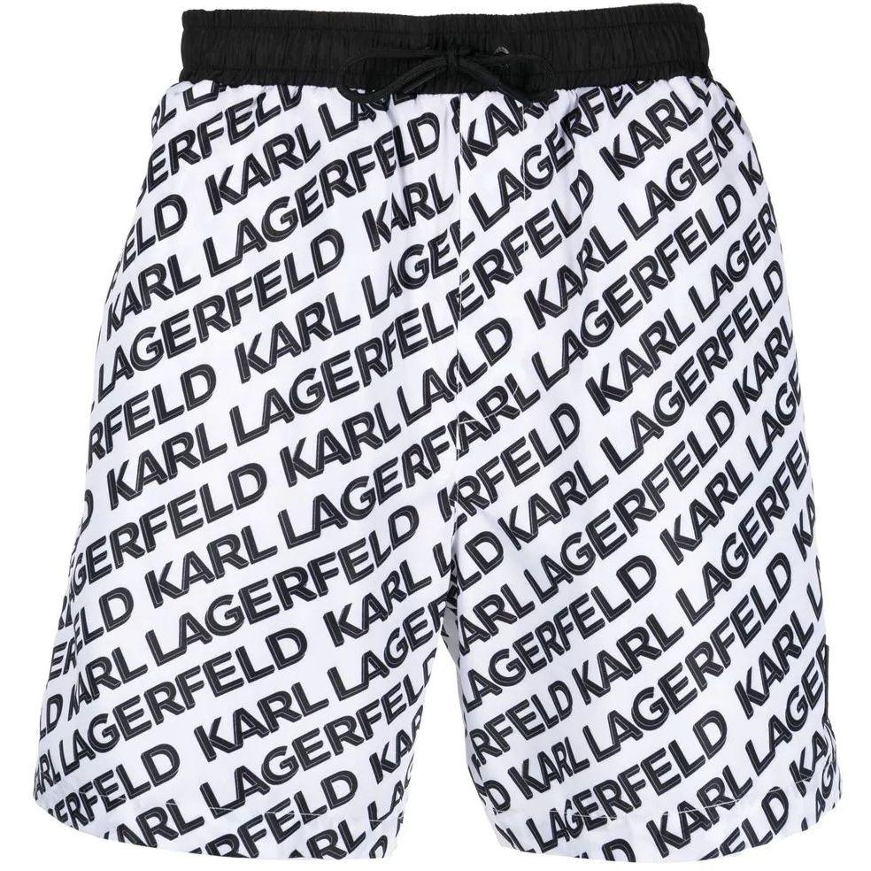 Apatinė kostiumėlio dalis vyrams, Balta, Diagonal aop med boardshorts