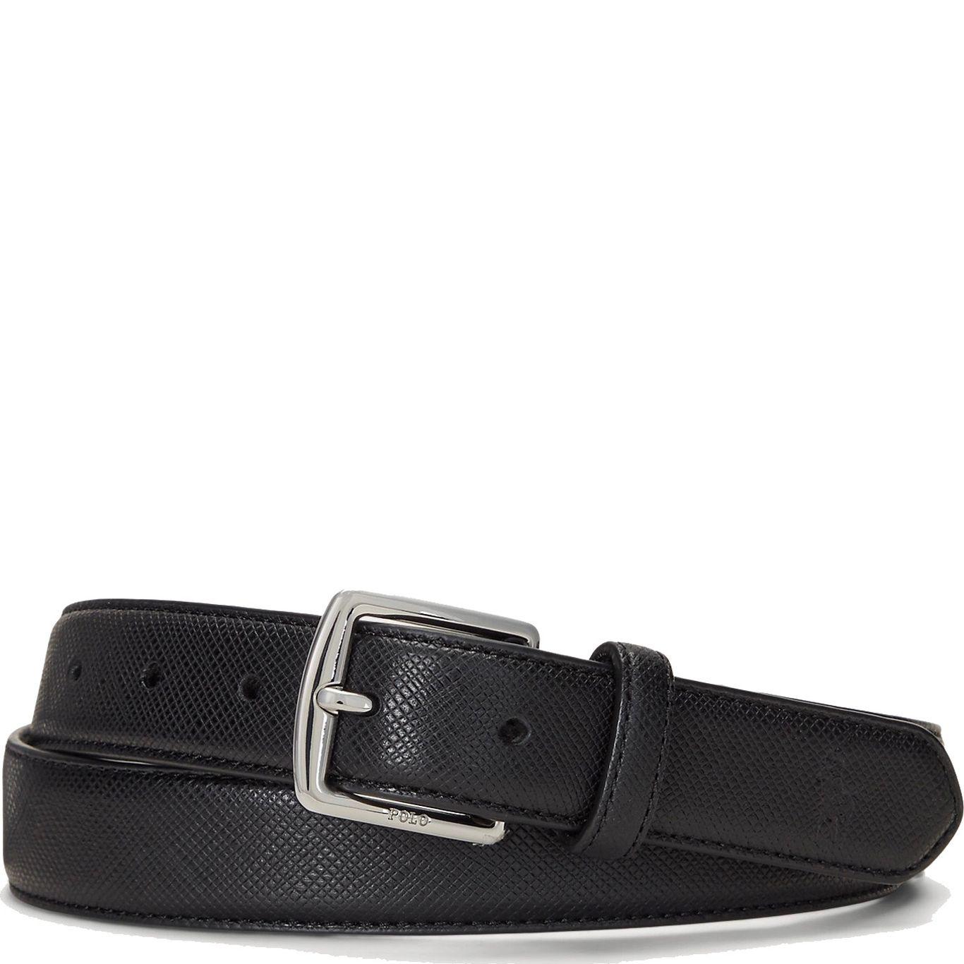 Diržas vyrams, Juoda, Saffiano belt