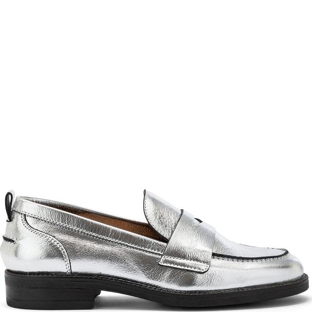Loaferiai moterims, Sidabrinė, Libra loafers