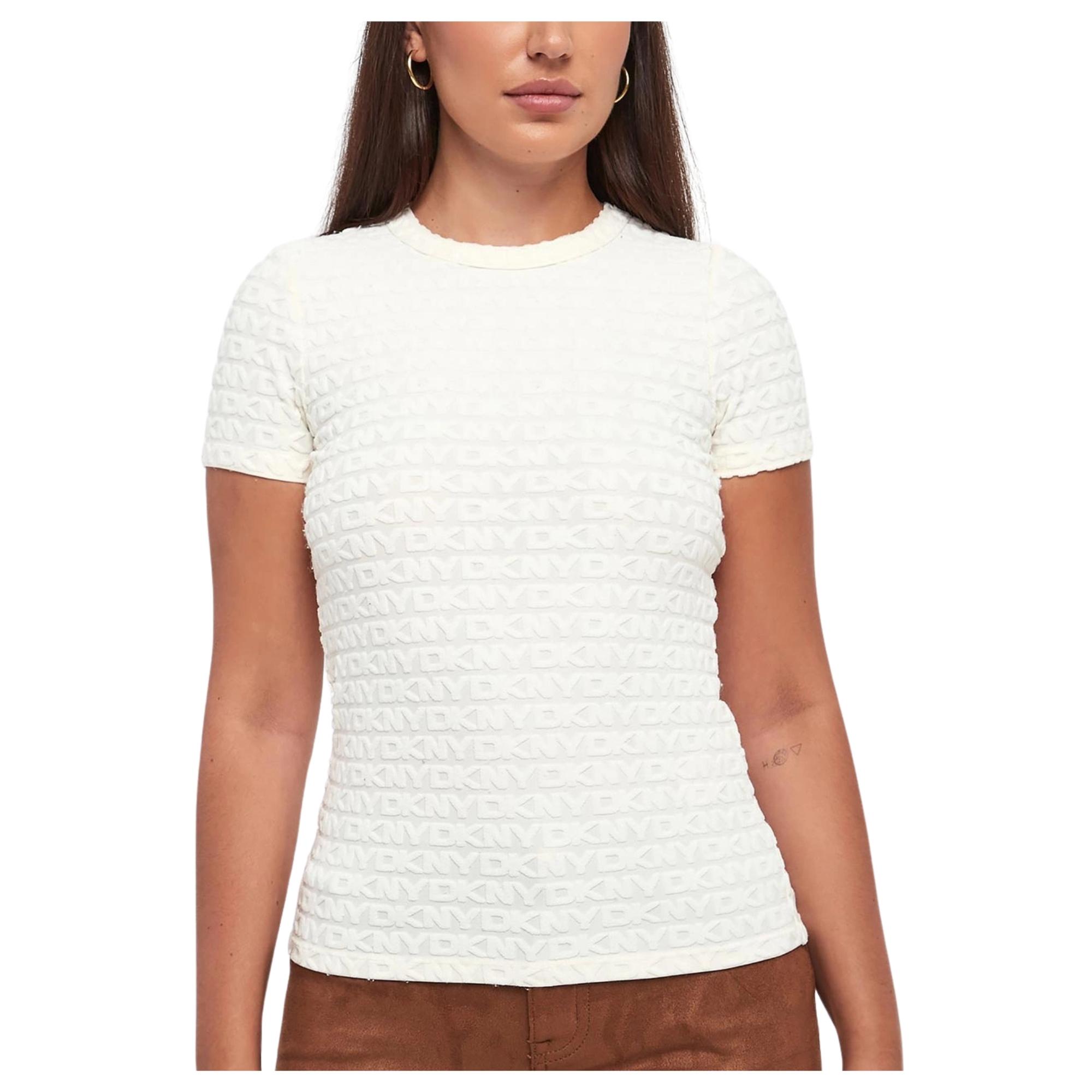 Palaidinės moterims, Smėlio, Logo jacquard sl cre