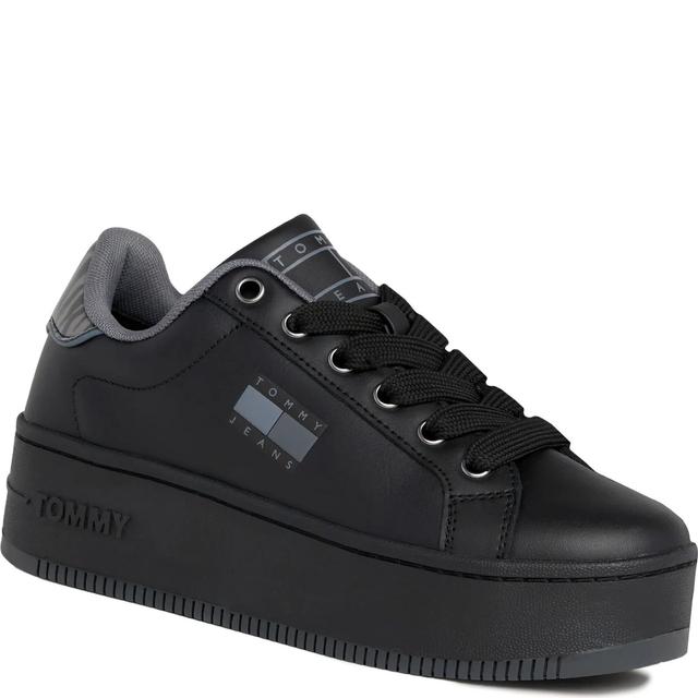 Sportiniai bateliai moterims, Juoda, Flatform animal sport shoe