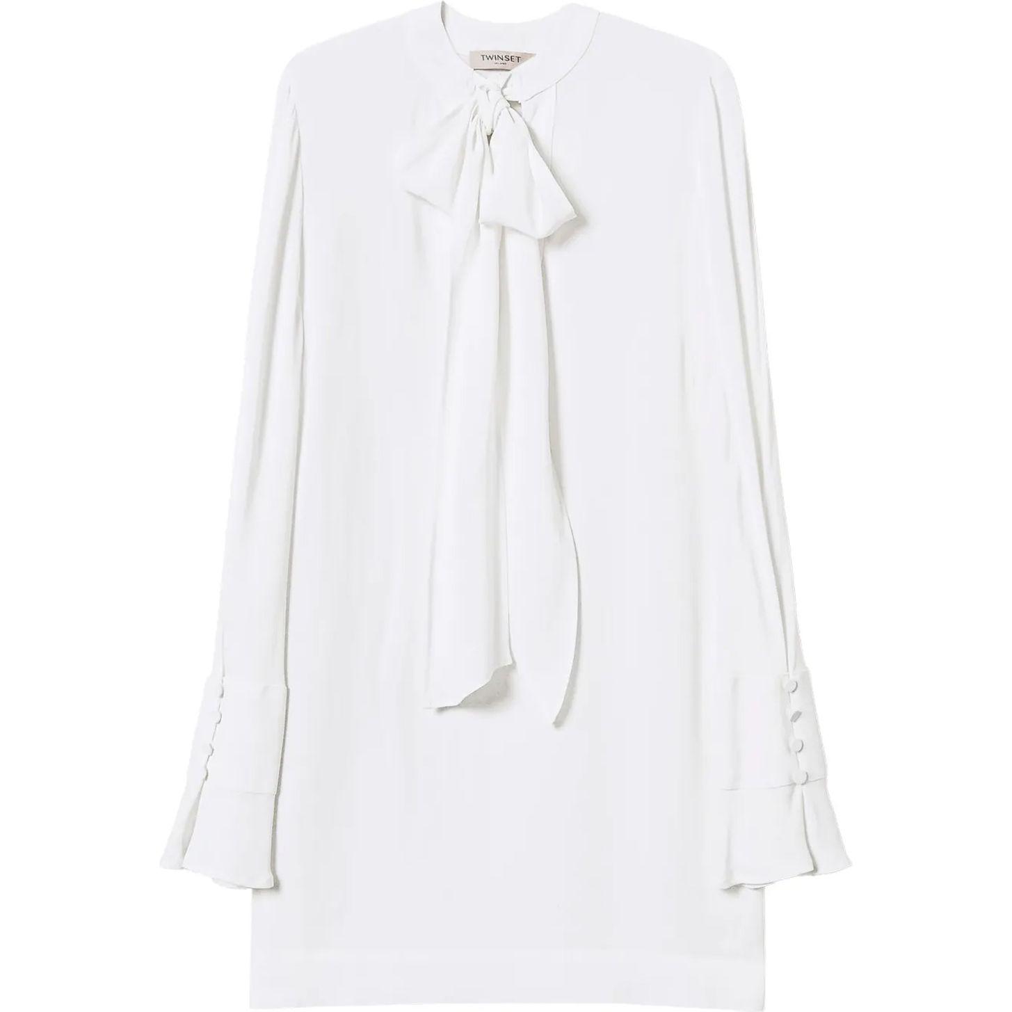 Palaidinės moterims, Balta, Cr?pe de chine blouse