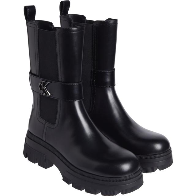 Aulinukai moterims, Juoda, Chunky combat chelsea