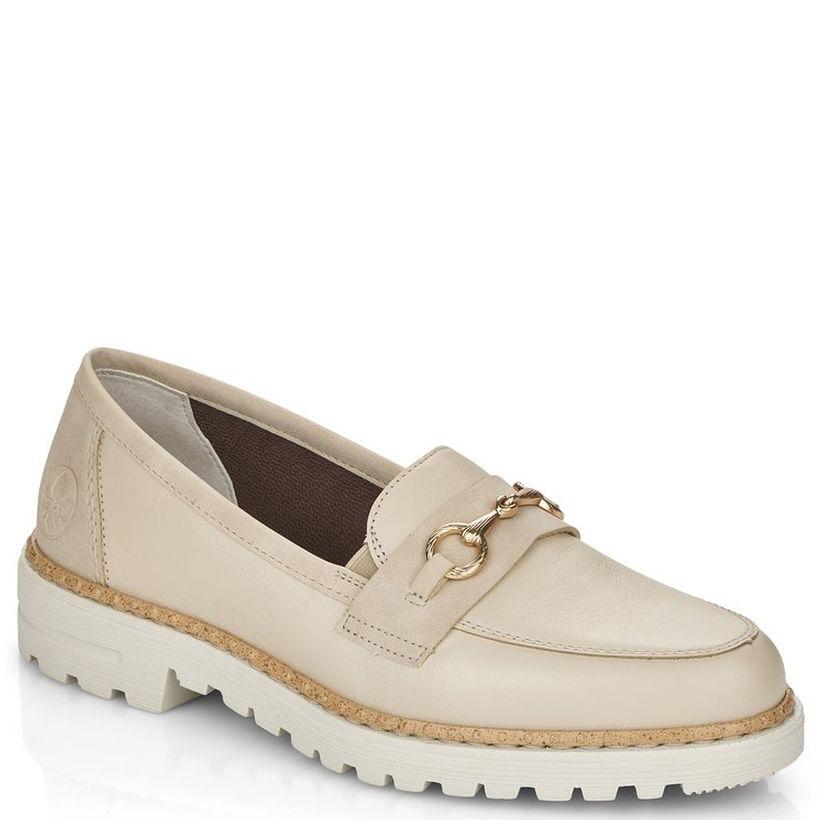 Loaferiai moterims, Balta, LOAFERS