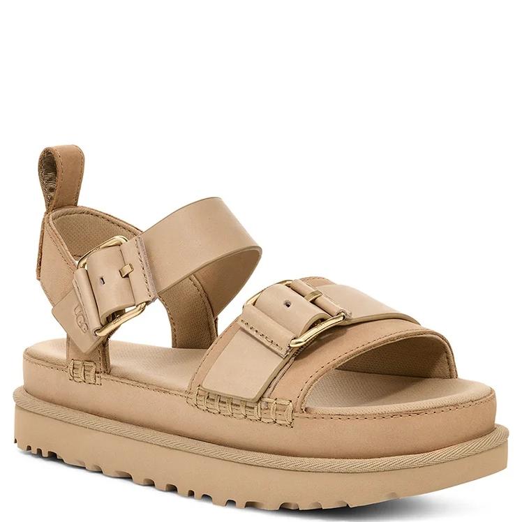 Basutės moterims, Smėlio, Goldenstar villa sandals