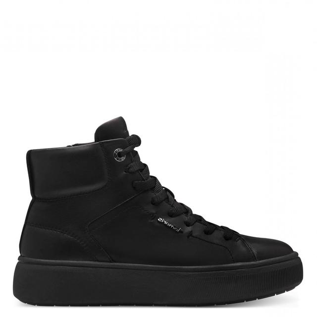 Laisvalaikio bateliai moterims, Juoda, High sneaker