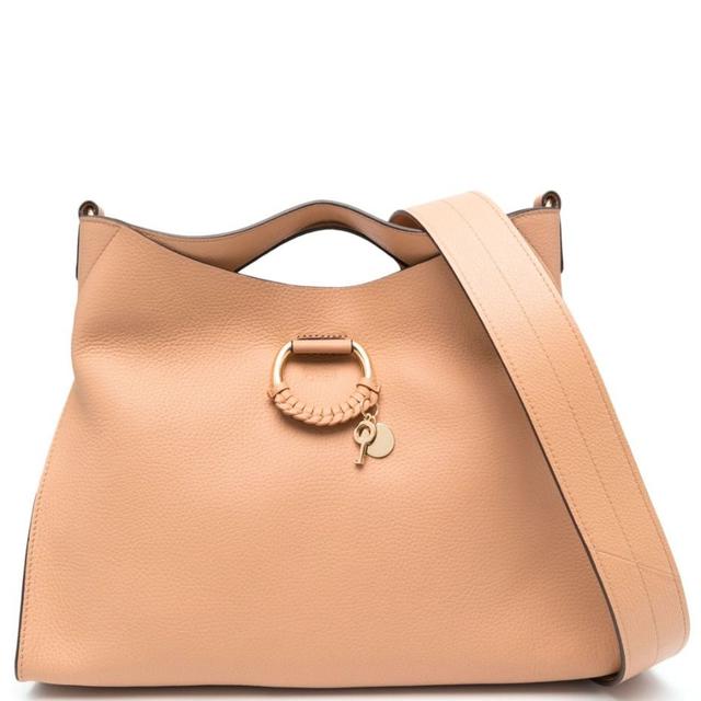 Pirkinių krepšys moterims, Ruda, Small top handle bag