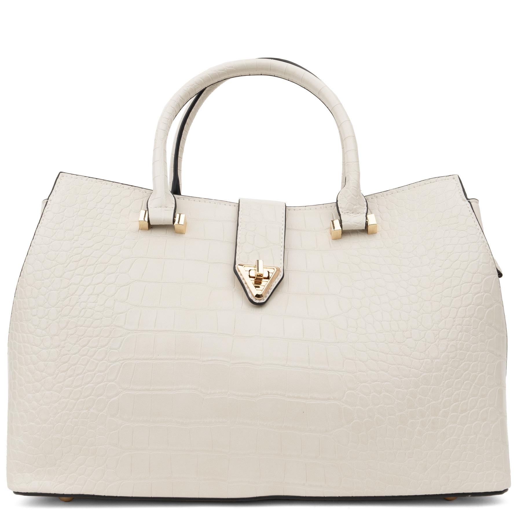 Pirkinių krepšys moterims, Smėlio, Tote bag