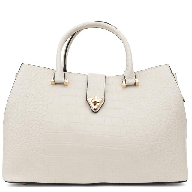 Pirkinių krepšys moterims, Smėlio, Tote bag