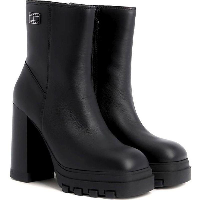 Aulinukai moterims, Juoda, High heel ankle boot