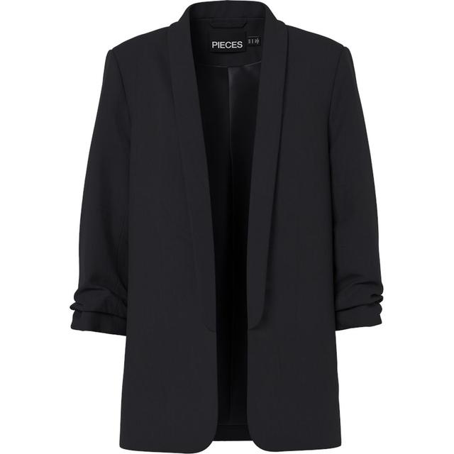 Švarkas moterims, Juoda, Bosella 3/4 blazer