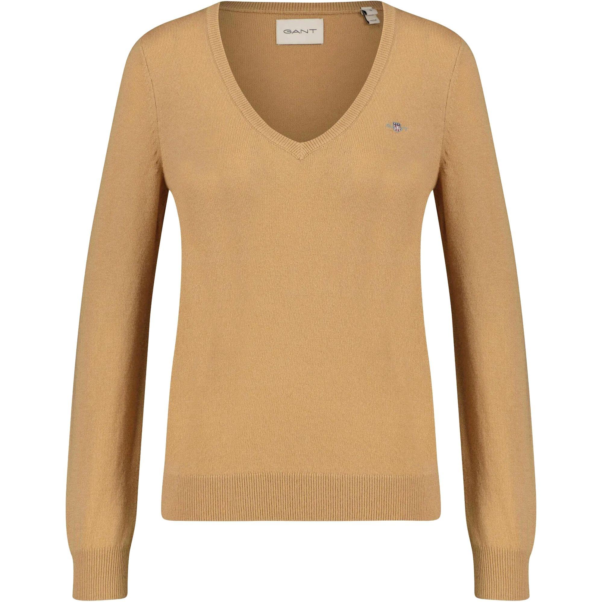 Megztinis moterims, Žalia, EXTRAFINE V-NECK