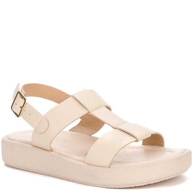 Basutės moterims, Smėlio, SANDALS