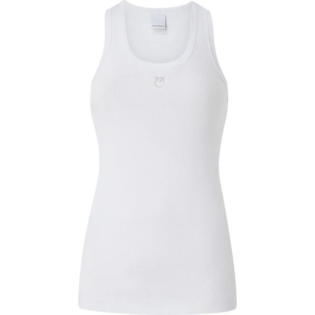 Marškiniai be rankovių moterims, Balta, Calcolatore tank top