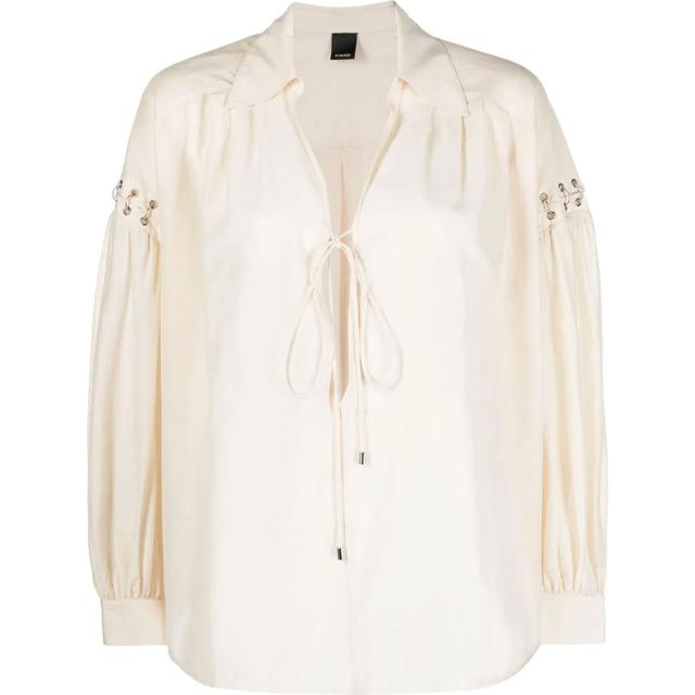 Palaidinės moterims, Balta, Ring-findings detailed tunic