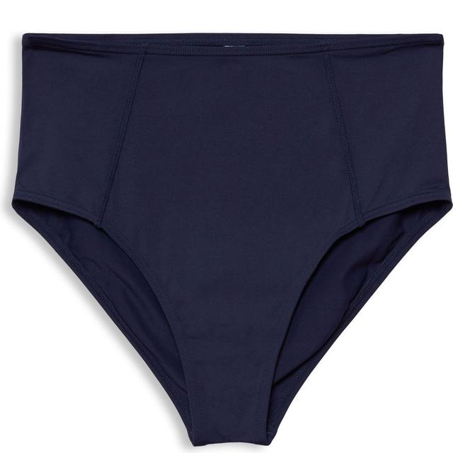 Apatinė kostiumėlio dalis moterims, Mėlyna, Recycled: plain high-waisted b