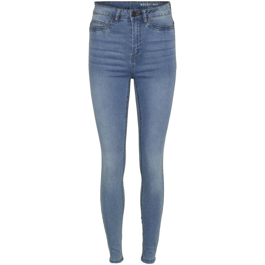 Tiesūs džinsai moterims, Mėlyna, NMCALLIE HW SKINNY JE