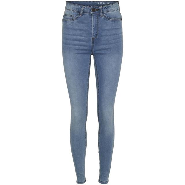 Tiesūs džinsai moterims, Mėlyna, NMCALLIE HW SKINNY JE