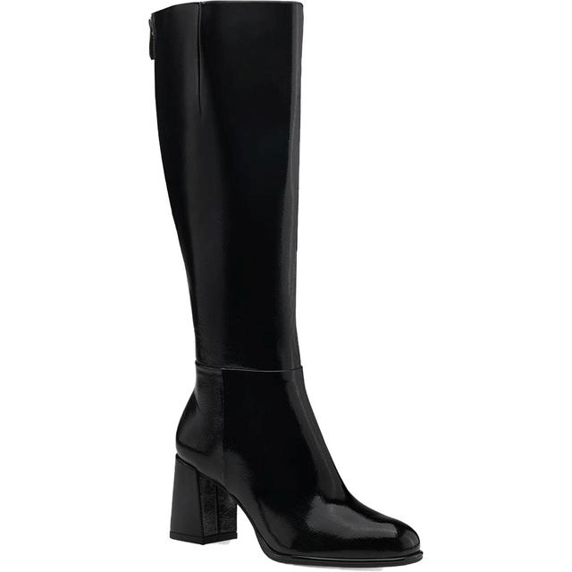 Auliniai moterims, Juoda, Long heeled boot