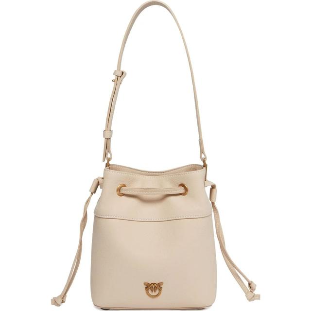 Rankinė per petį moterims, Smėlio, Secchiello mini should bag