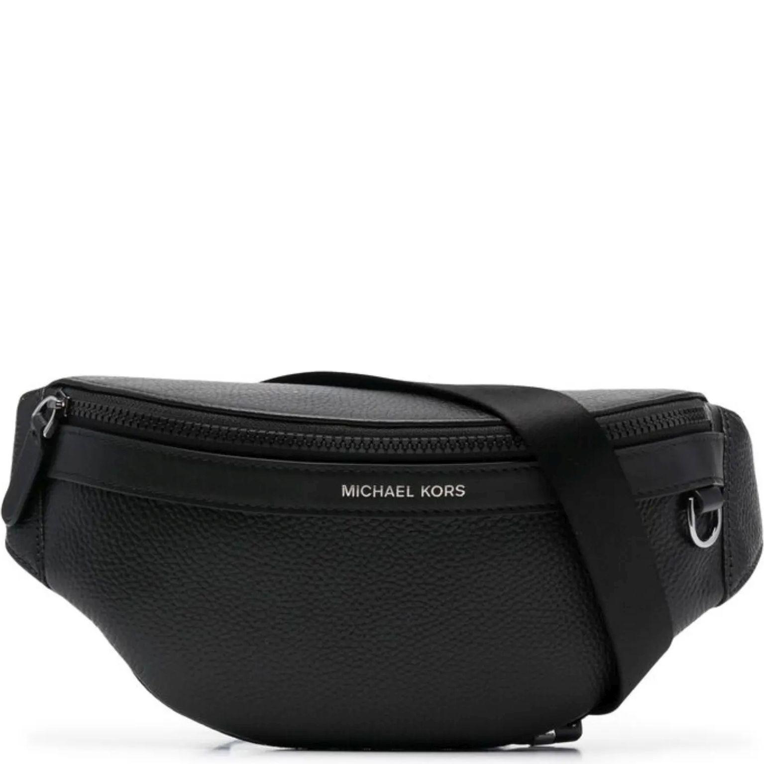 Rankinė per juosmenį vyrams, Juoda, Greyson leather belt bag