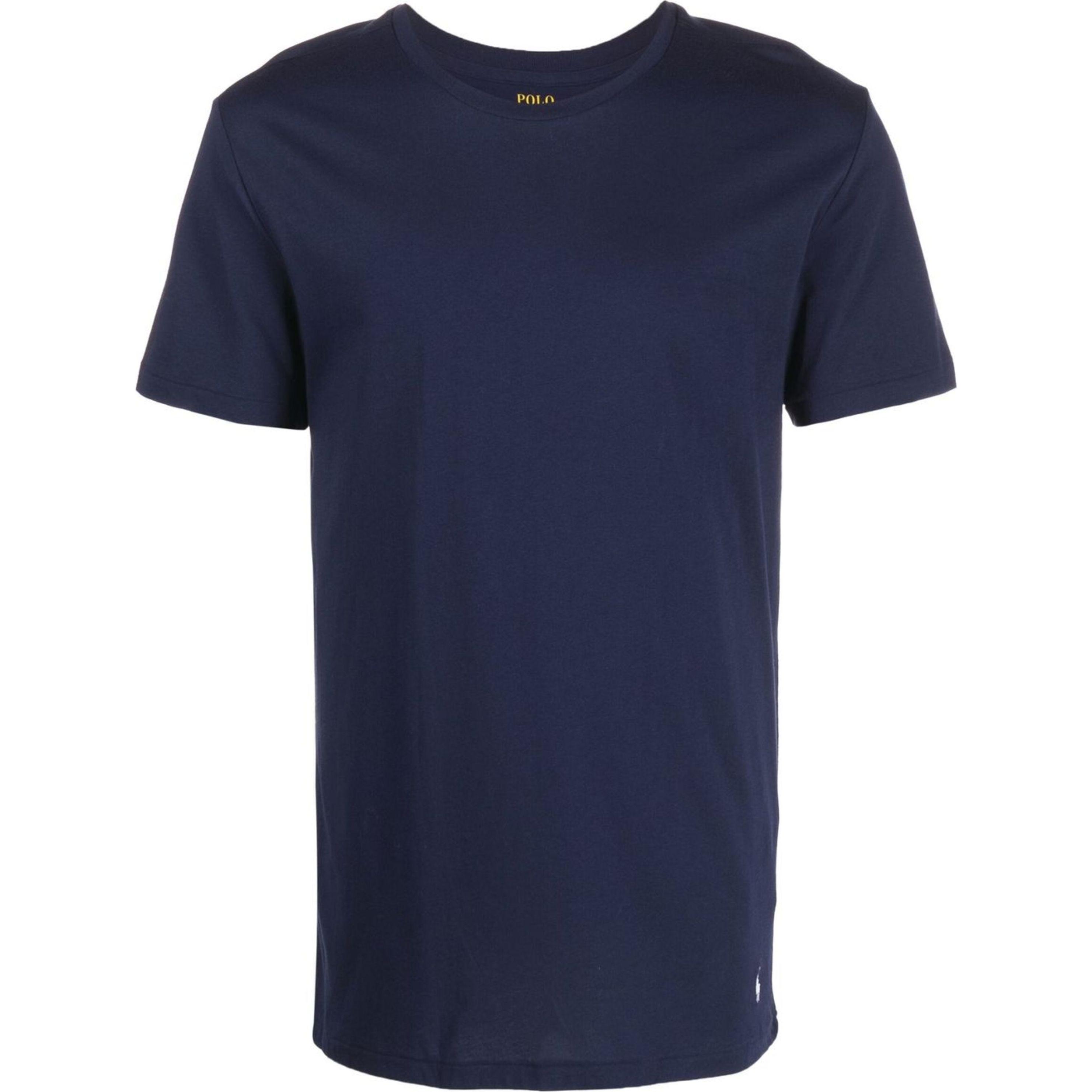 Marškinėliai trump. rankovėmis vyrams, Mėlyna, 3 pack crew neck undershirt