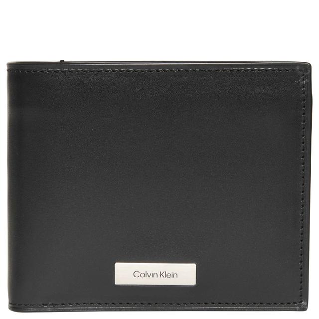 Piniginė vyrams, Juoda, plaque billfold wallet