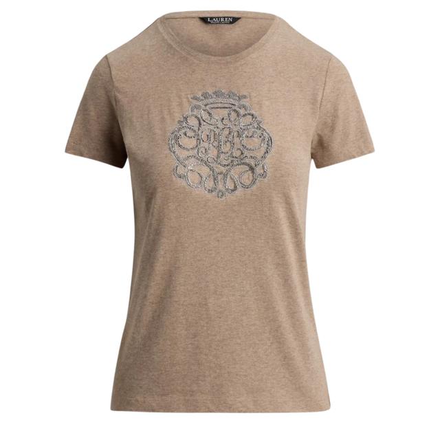 Marškinėliai trump. rankovėmis moterims, Smėlio, Katlin short sleeve t shirt