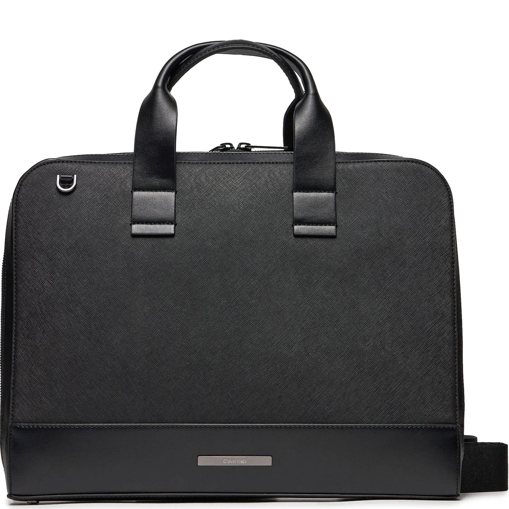 Dėklas kompiuteriui vyrams, Juoda, Modern bar slim laptop bag