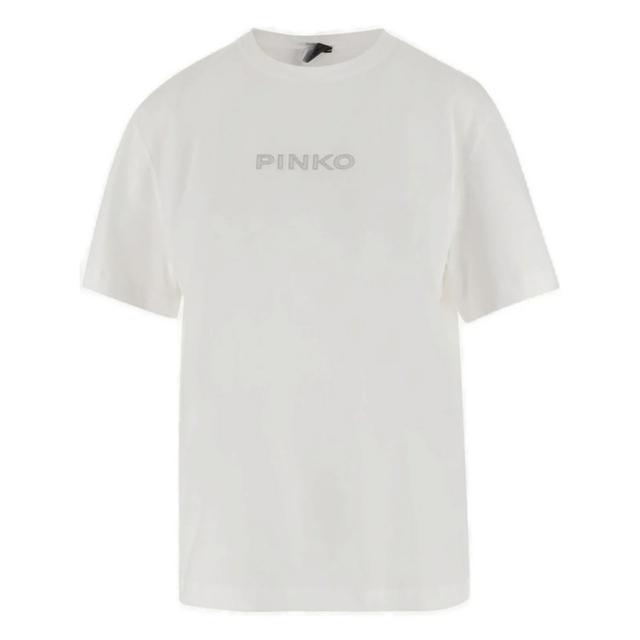 Marškinėliai trump. rankovėmis moterims, Balta, Strepitoso t-shirt jersey