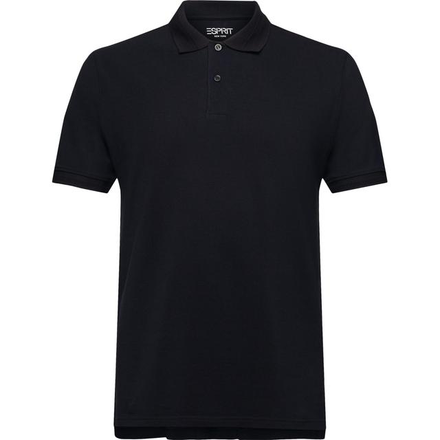 Polo marškiniai ilgos rank. vyrams, Juoda, Cotton Pique Polo Shirt