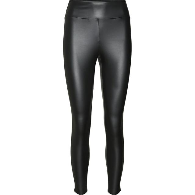 Odinės kelnės moterims, Juoda, Suella coated legging