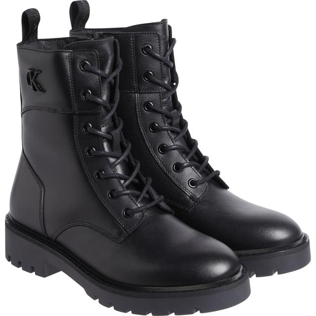 Aulinukai moterims, Juoda, Combat boot zip