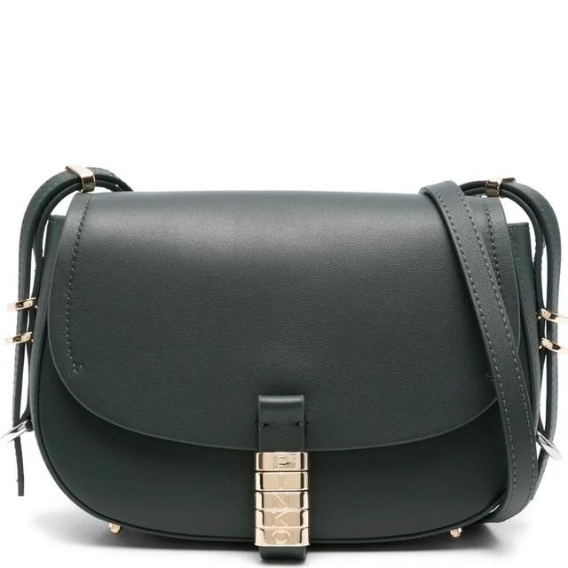 Rankinė per petį moterims, Žalia, Saddle mini shoulder bag