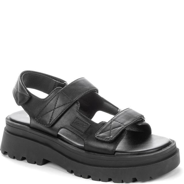 Basutės moterims, Juoda, SANDALS