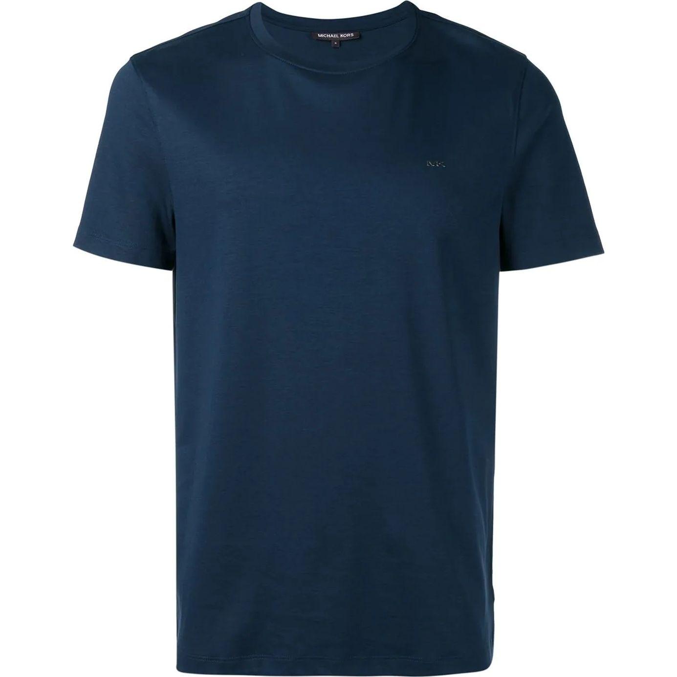 Marškinėliai trump. rankovėmis vyrams, Mėlyna, Sleek MK crew