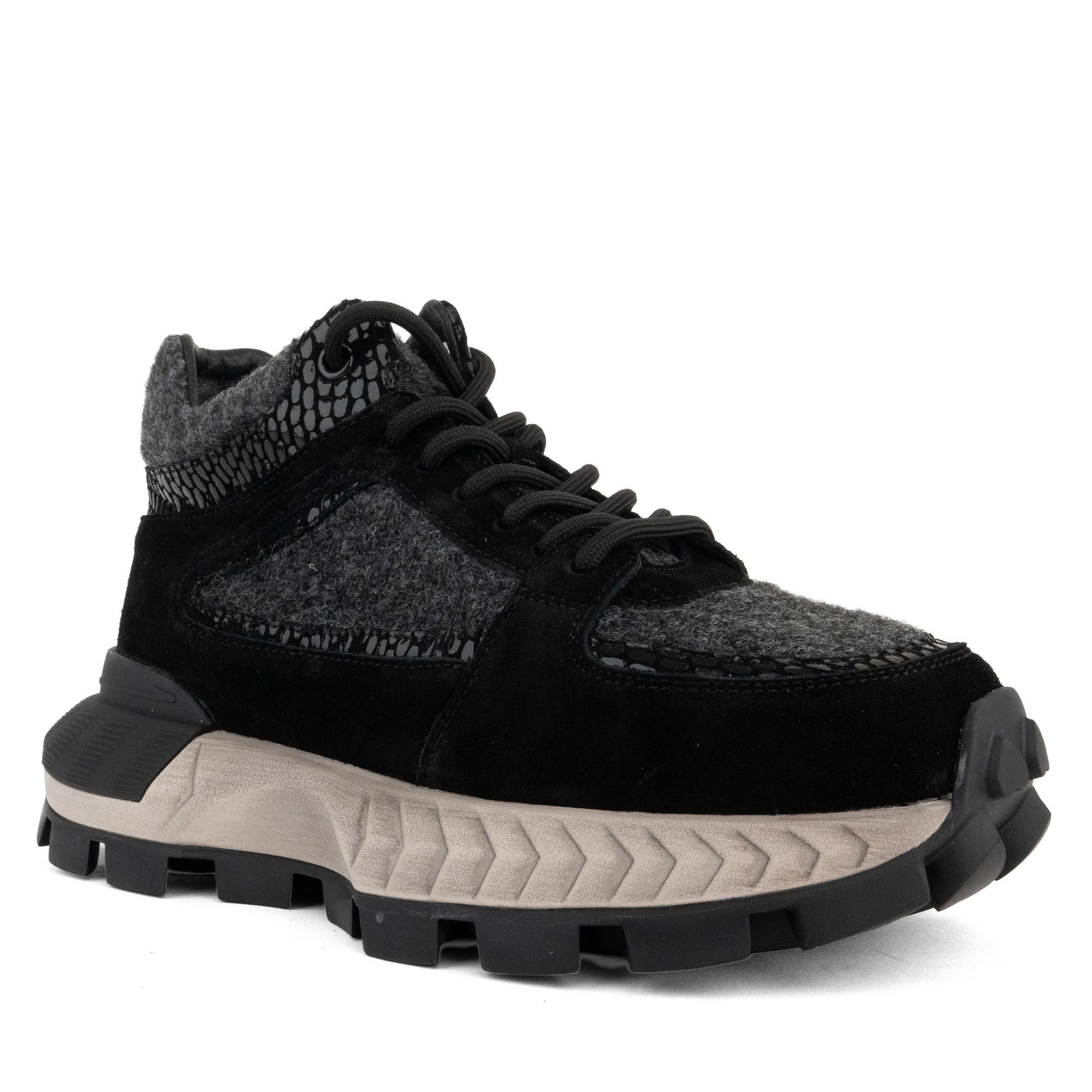 Aulinukai moterims, Juoda, Booties