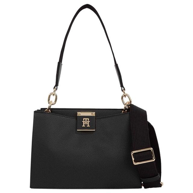 Rankinė per petį moterims, Juoda, TH her med satchel