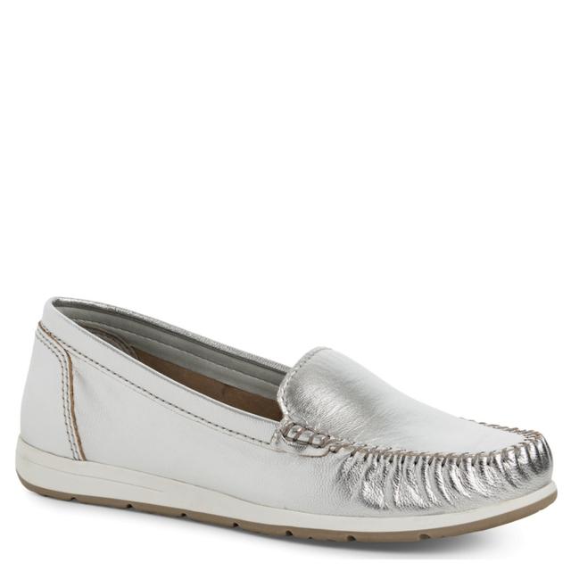 Loaferiai moterims, Pilka, Loafers