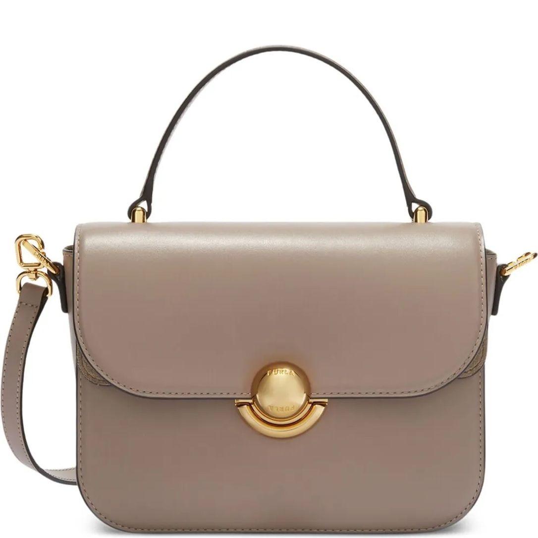 Rankinė moterims, Smėlio, Furla sfera mini top handle