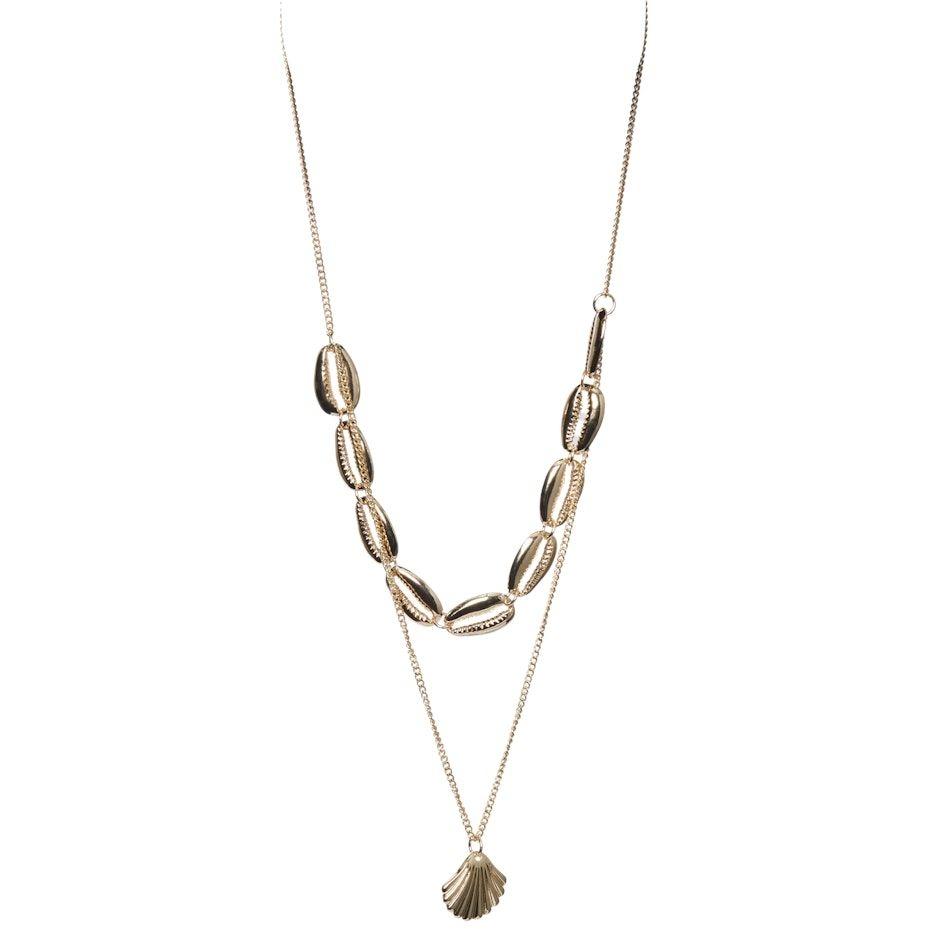 Kaklo papuošalai moterims, Geltona, PCBASULA NECKLACE SWW