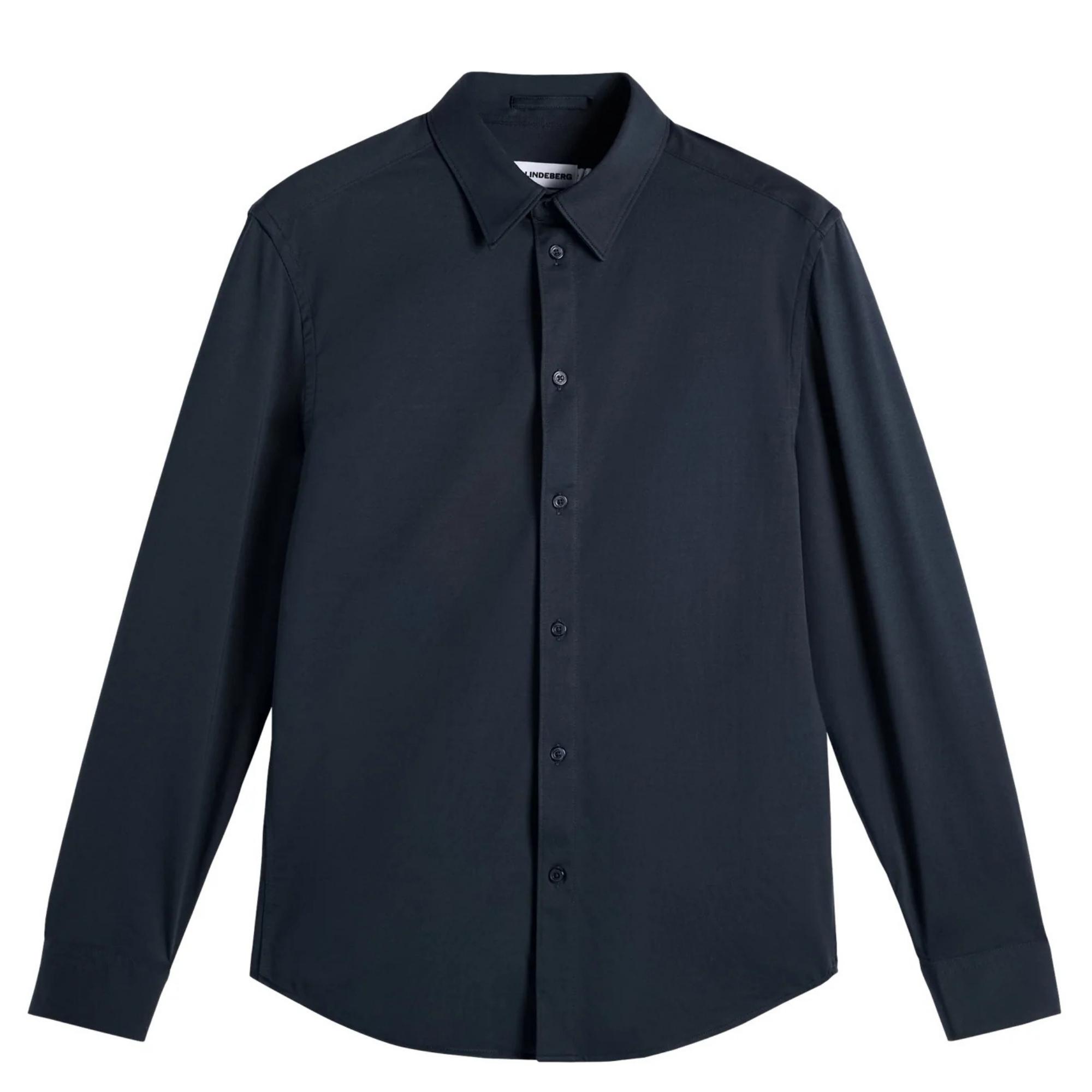 Marškiniai ilgomis rankovėmis vyrams, Mėlyna, Marlon interlock jersey shirt